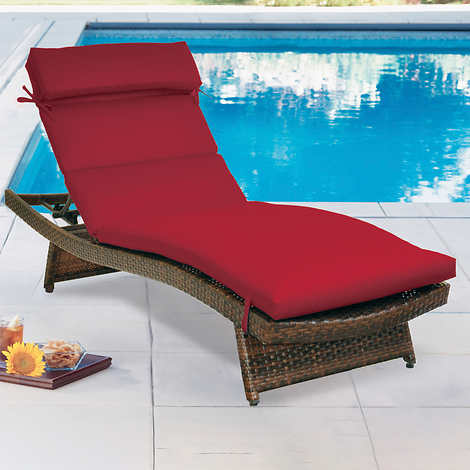 Peak Season Outdoor Chaise Cushion, 2-pack