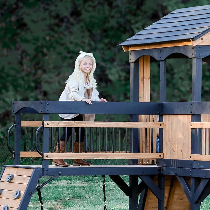 Backyard Discovery Timber Crossing Swing Set- Do It Yourself