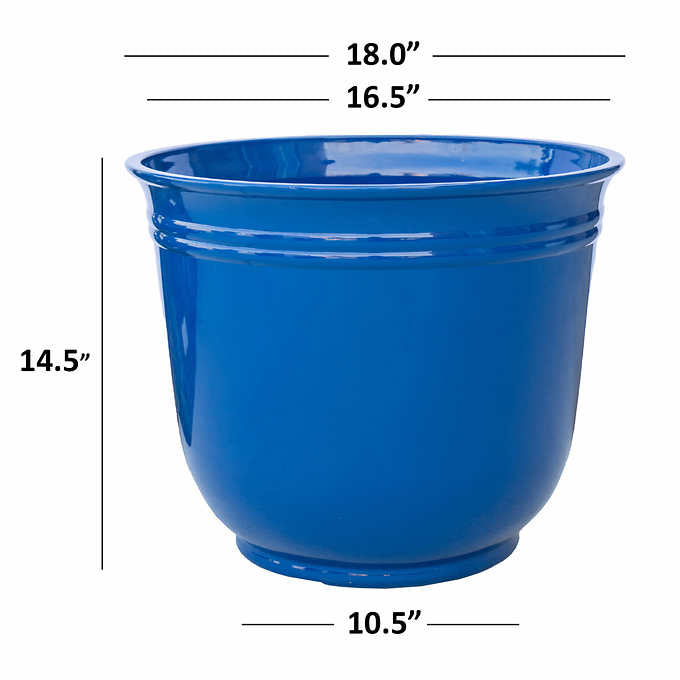 Theo Resin Planters by Trendspot, 2-pack