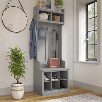 Woodland Shoe Bench and Hall Tree