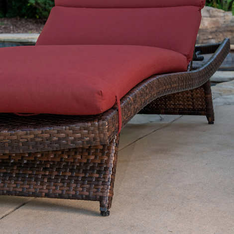 Peak Season Outdoor Chaise Cushion, 2-pack