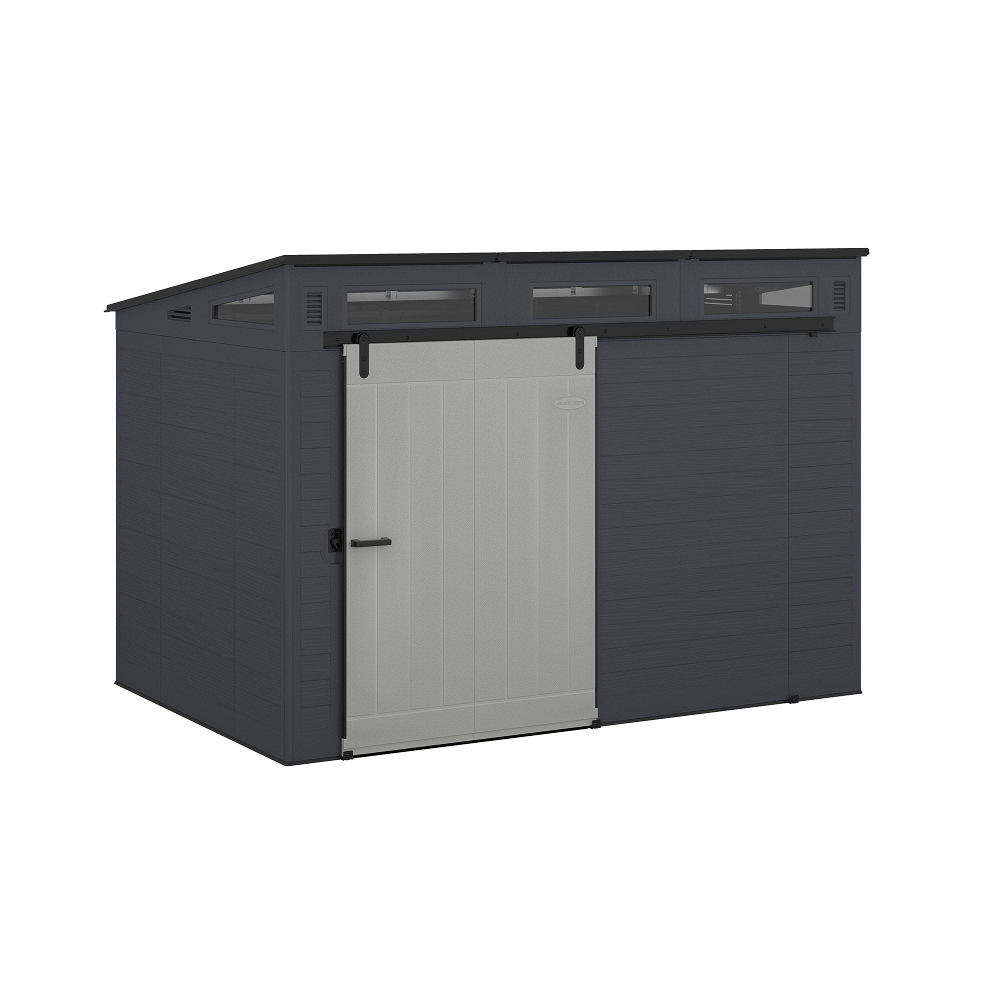 Suncast Modernist 10ft x 7ft. Sliding Door Storage Shed