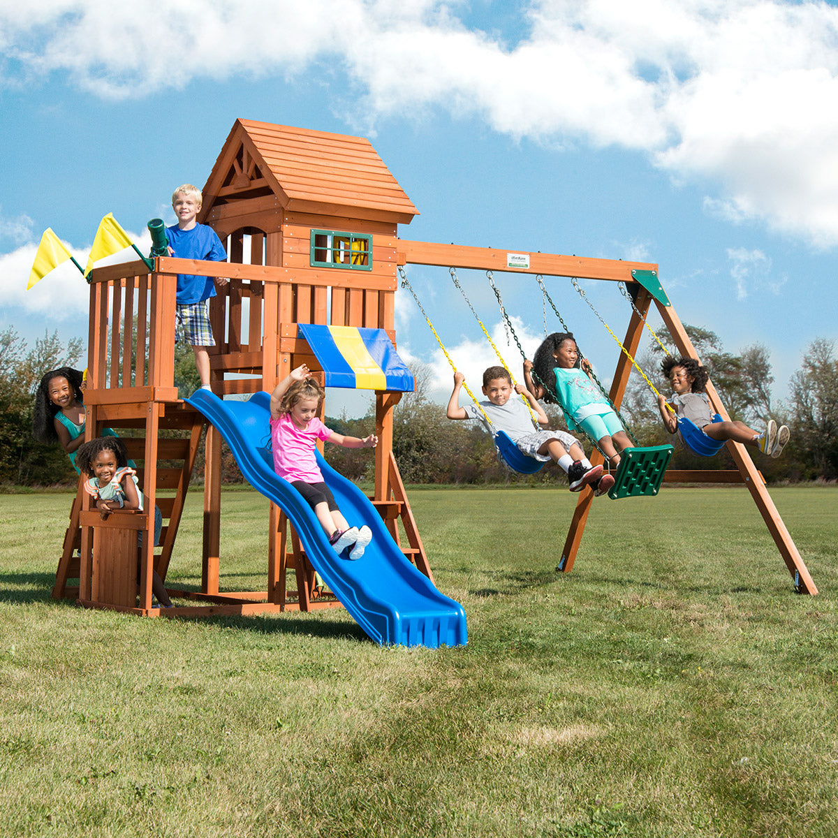 YardLine Play Systems Sky Climber II Playset Do It Yourself or Installed
