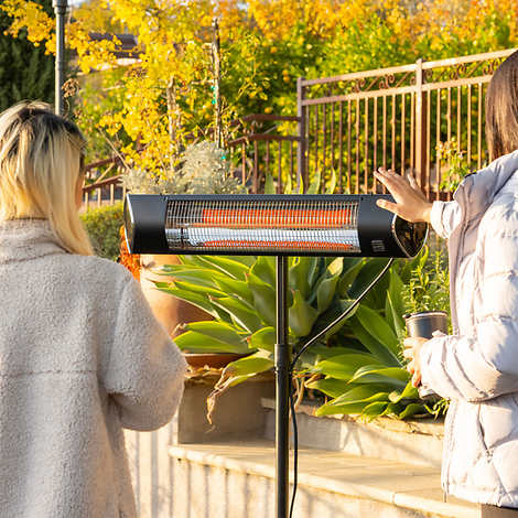Kenmore Infrared Electric 1500W Carbon Portable Patio Heater with Tripod & Remote